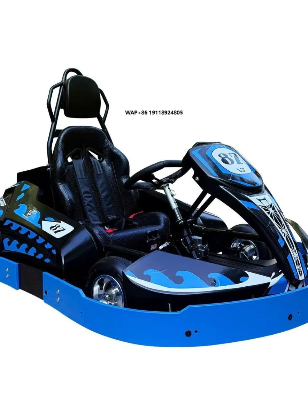 Children's Teenagers' Racing Electric Kart-Commercial Venue Entertainment Kart 200kg Load Capacity 55km/h Max Speed