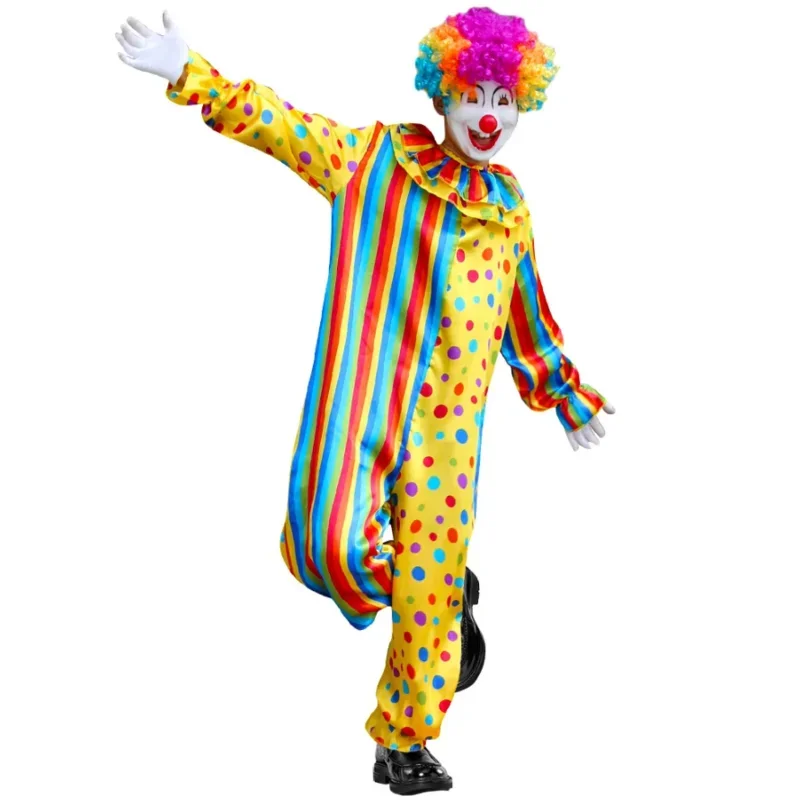 Костюм Хэллоуин Костюм Косплей Красочный комбинезон Платье для выступления на сцене