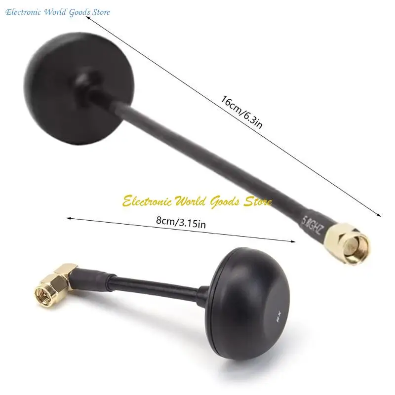 A3PD عروض عالية هوائي 5.8 جيجا هرتز نظارات الترددات تشغيل الفيديو 5.8G هوائي الفطر لاستبدال النماذج