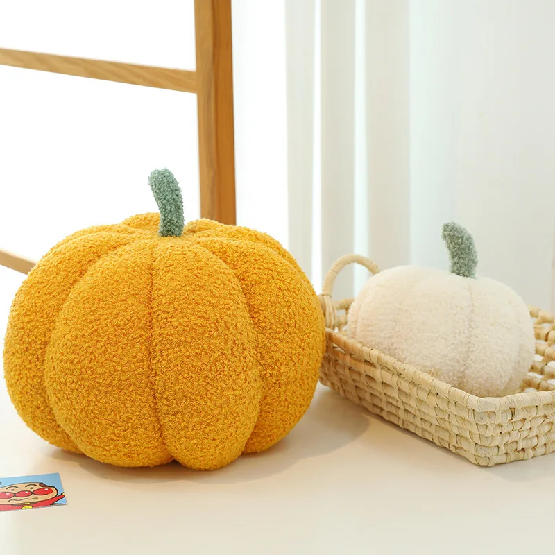 لعبة كاواي القطيفة المحشوة للأطفال هدية عيد ميلاد وسادة لطيفة على شكل يقطين وسادة زخرفية لنافذة أريكة غرفة المعيشة #4