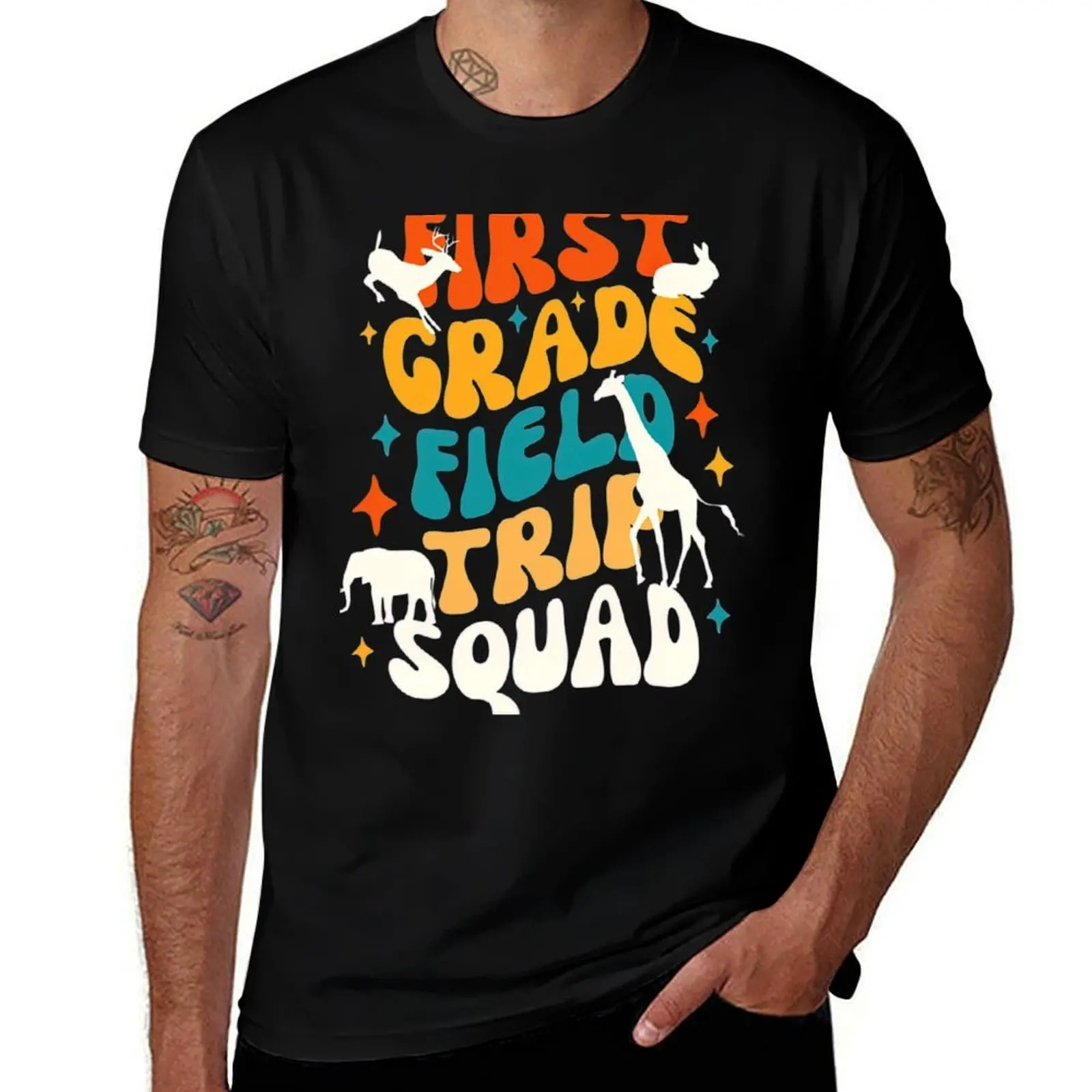 First Grade Field Trip Squad T-Shirt t shirt personalised T-Shirt