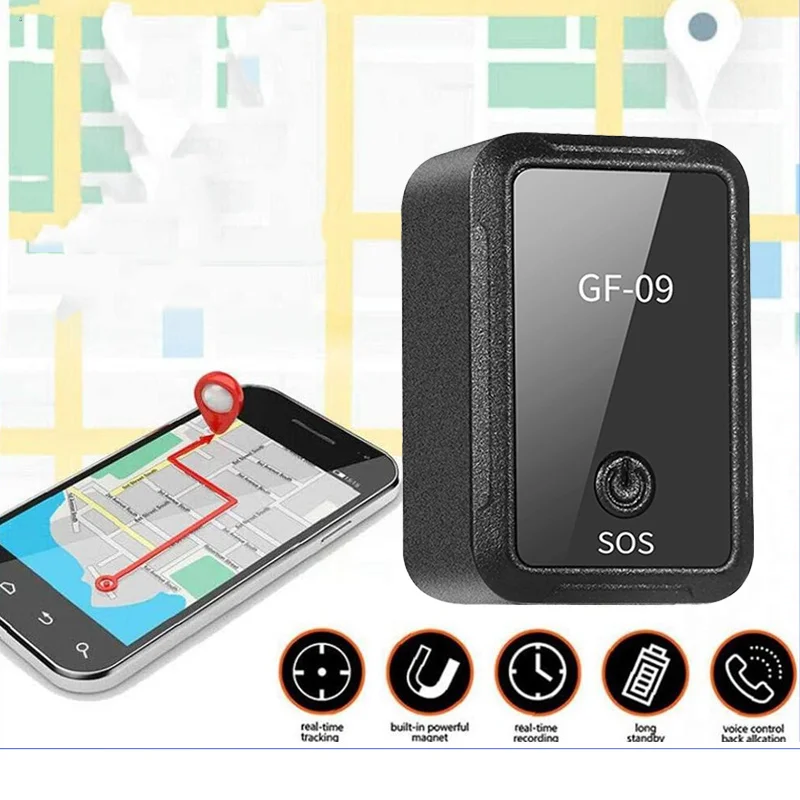 Imagem -03 - Magnético Anti-lost Car Tracker Mini Locator Gps Gravação Tracking Device Controle de Voz Telefone Wifi Lbs 09 pc Pcs