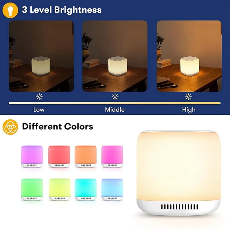 ABVJ-Macchina antirumore bianca con luce notturna a 7 colori e 34 suoni di ausilio per il sonno per emozioni rilassanti, promuovere il sonno, macchina sonora