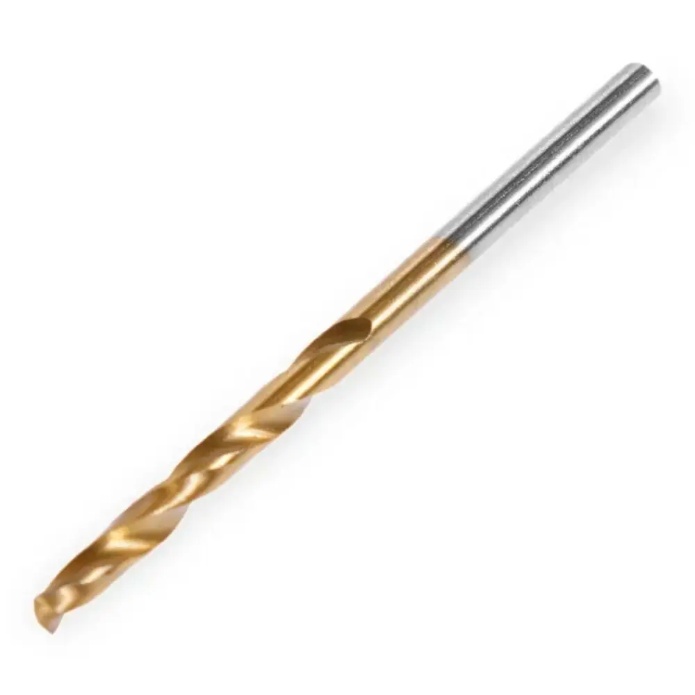 

50Pcs Durable High Speed Steel Twist Drill Bit Universal Ti-plated Straight Shank Drill Titanium Coated Drill Bits