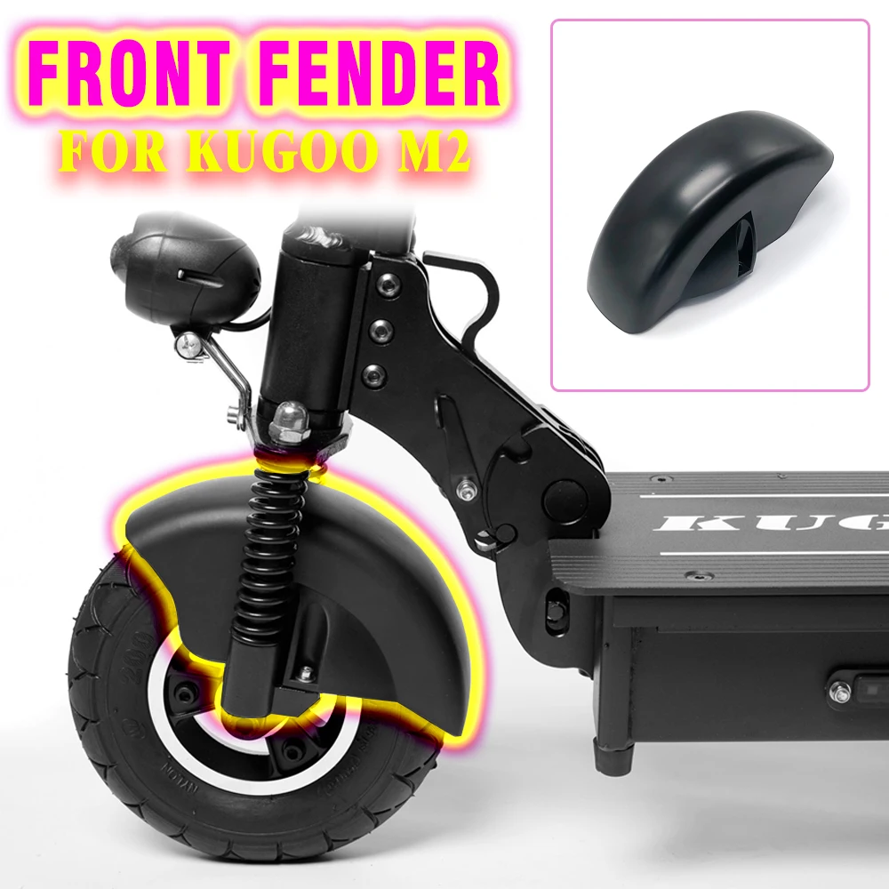새로운 프론트 머드 가드 스플래시 방지 워터 머드 가드 Kugoo M2 전기 스쿠터 매트 블랙 프론트 용 전기 스케이트 보드 예비 부품