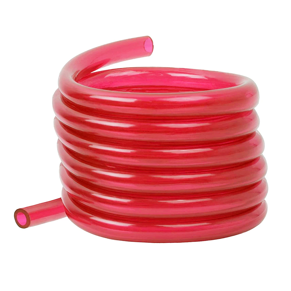 Tubo Carburante Moto 1M Giallo/Rosa/Blu 5mm*8mm, Tubo Olio Trasparente per Carburatore, Tubo Carburante Benzina