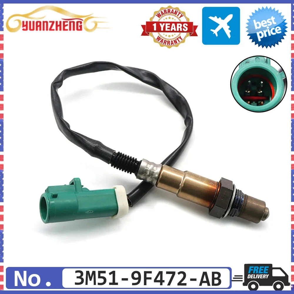 NEW Lambda O2 Oxygen Sensor Air Fuel Ratio Sensor 3M51-9F472-AB For Ford C-Max Fiesta V Focus Volvo C30 S40 V50