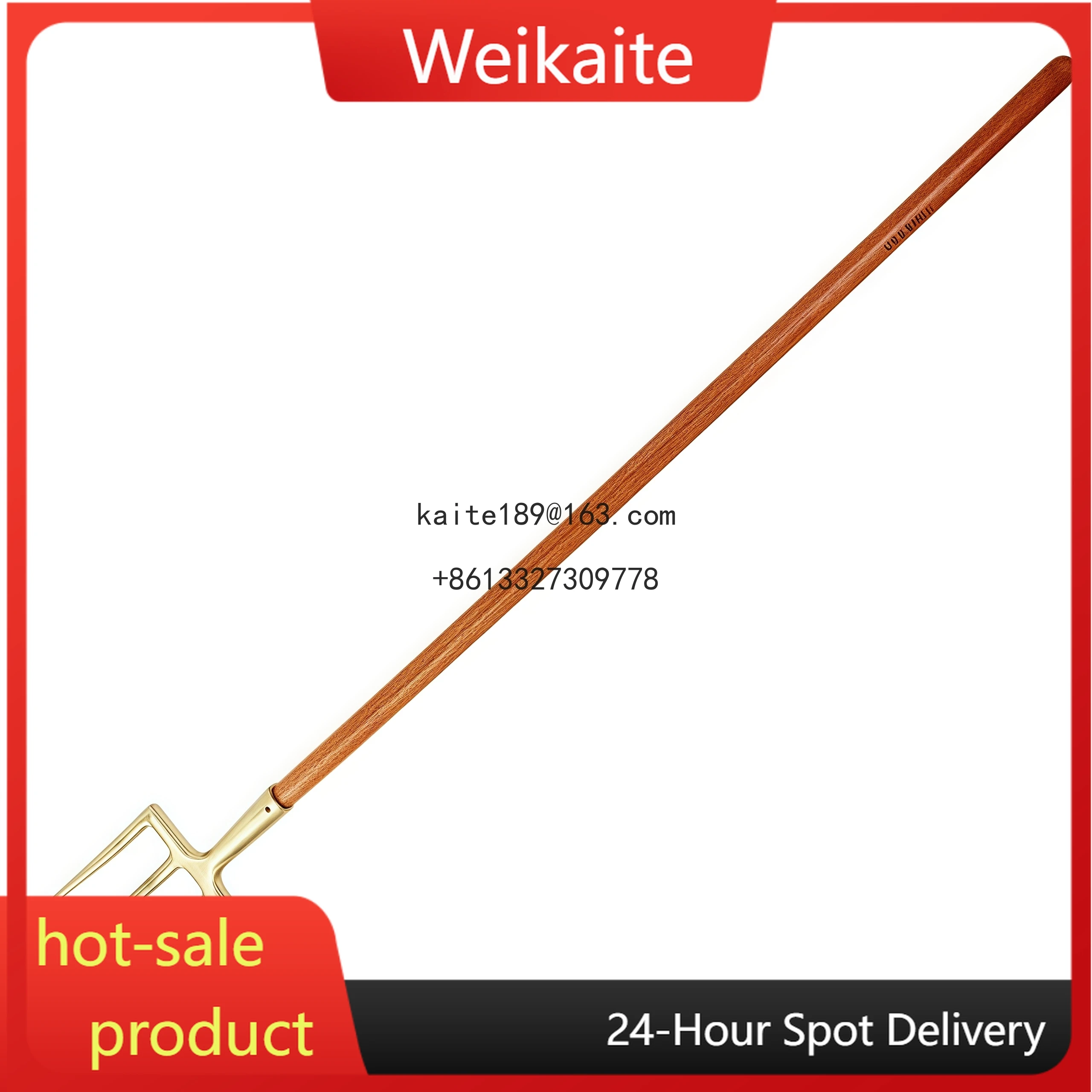 

Hot Sale High Quality Aluminum Bronze Garden Fork Farm Hand Tools With Wooden Handle for Clearing Accumulations