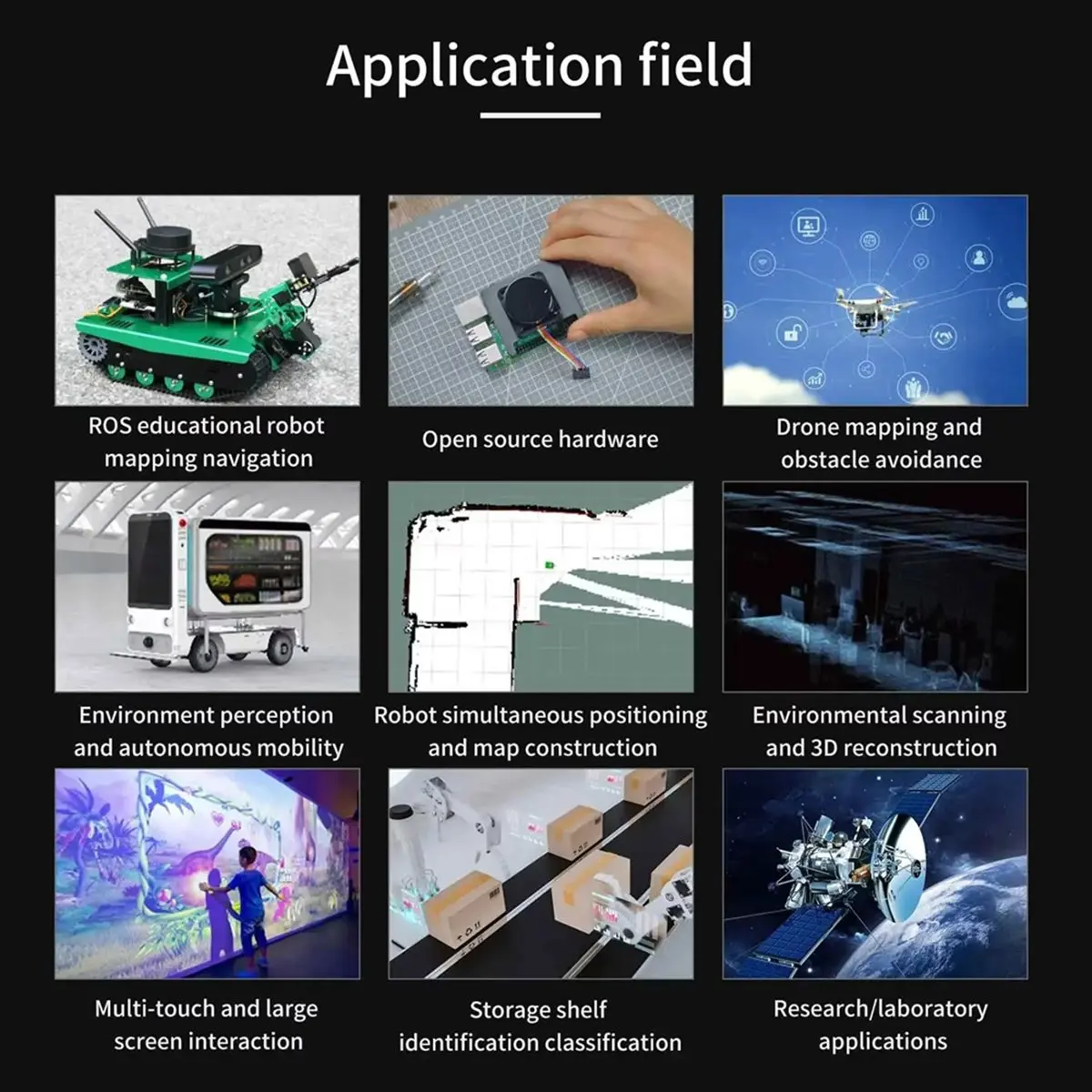 M85K  C1 Portable ToF Laser Scanner Kit 12m 360 ° Scanning for Robot Positioning, Mapping, Obstacle Avoidance