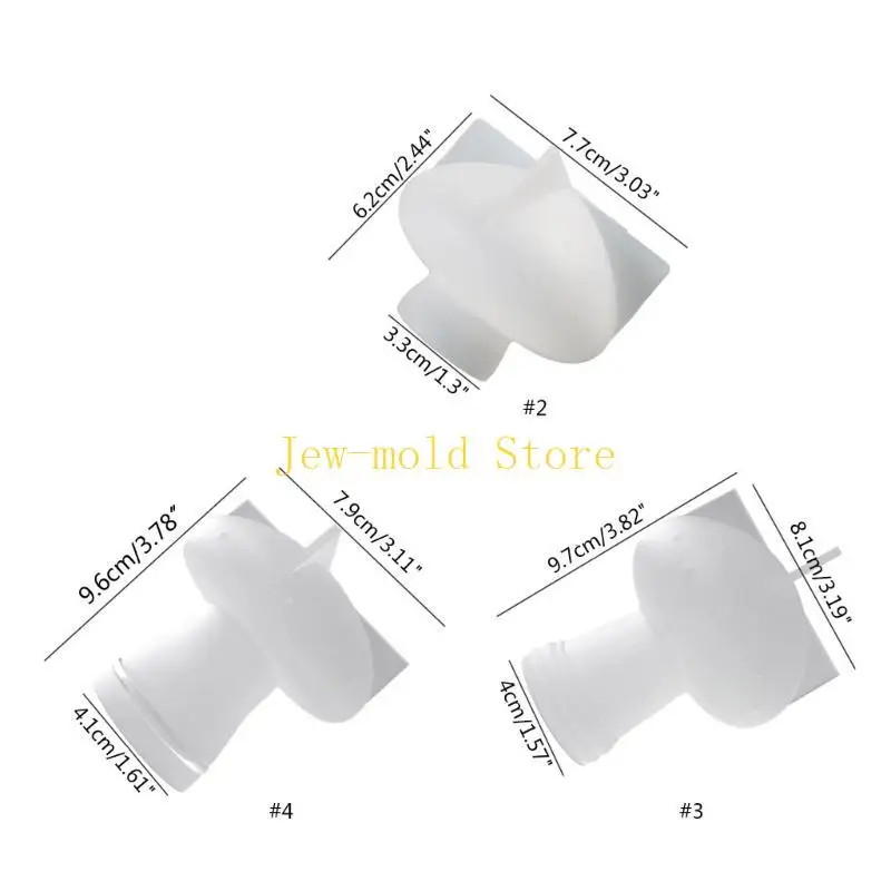 C71B الروائح الشموع العفن الفطر راتنج السيليكون العفن DIY بوليمر كلاي زخرفة #6