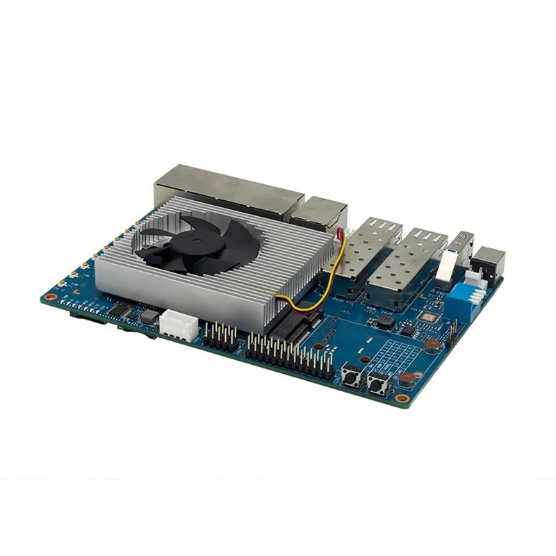 Banana Pi BPI-R3 Metal Case Passive Active Heat Dissipation with Cooling Fan Heat Sink for Pi BPI-R3