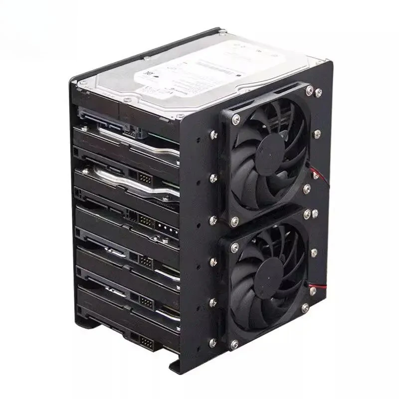 3.5-inch Multi-bay Hard Drive Bracket, Stable Chassis Cooling Fan, 2-bay, 4-bay and 6-bay Mechanical Hard Drive Bracket