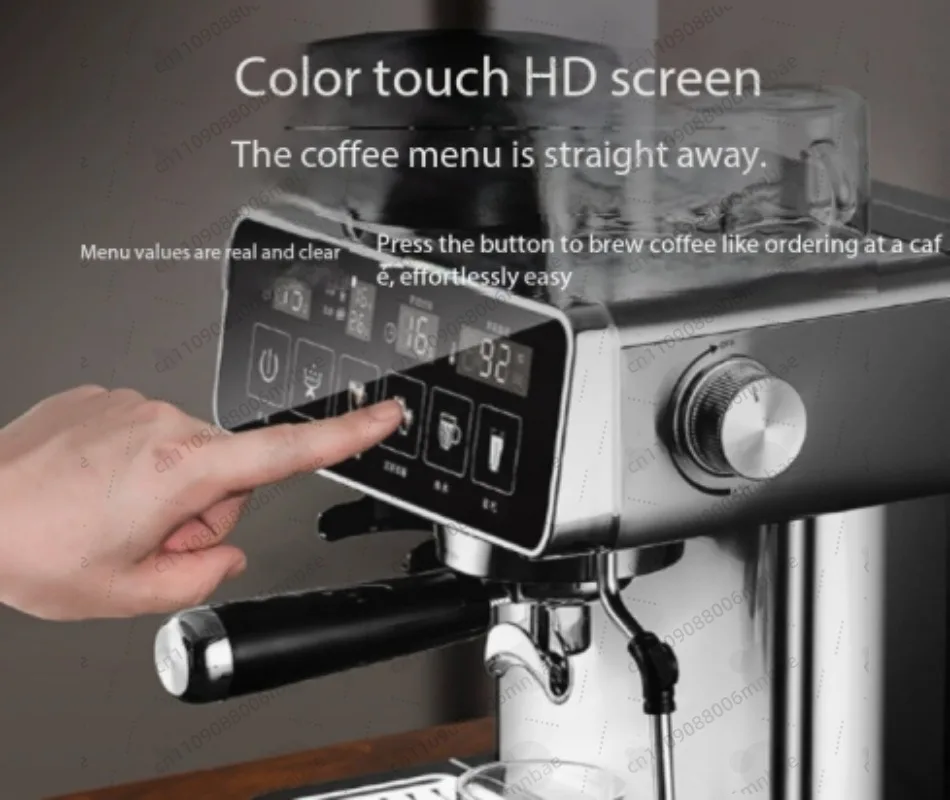 20 Bar Beans to Cup Grinder Smart Cool Temperature Milk Coffee Maker Cold Brew Americano Cappuccino Latte Espresso Machine