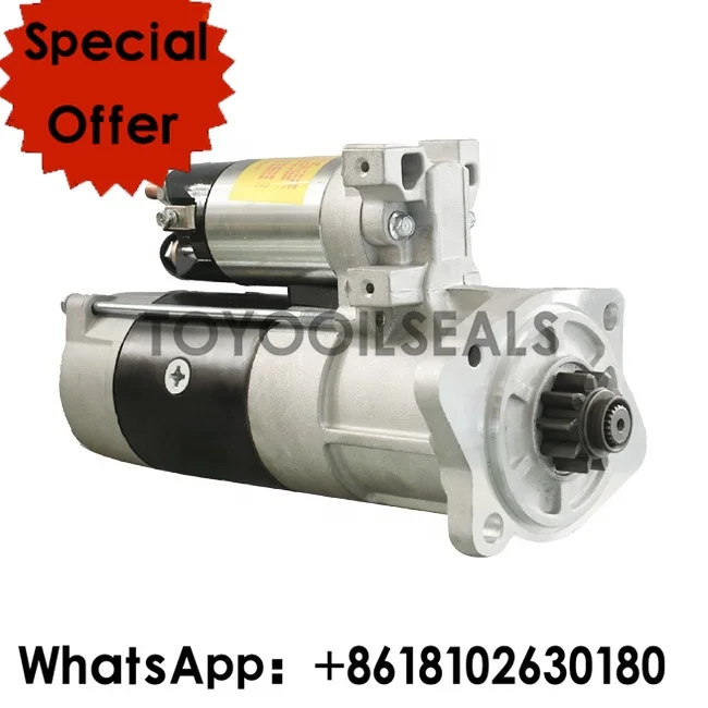 M008T60871 M8T60471 114169 18246N STR7108 S6E CAT 320C Electric Starter Motors