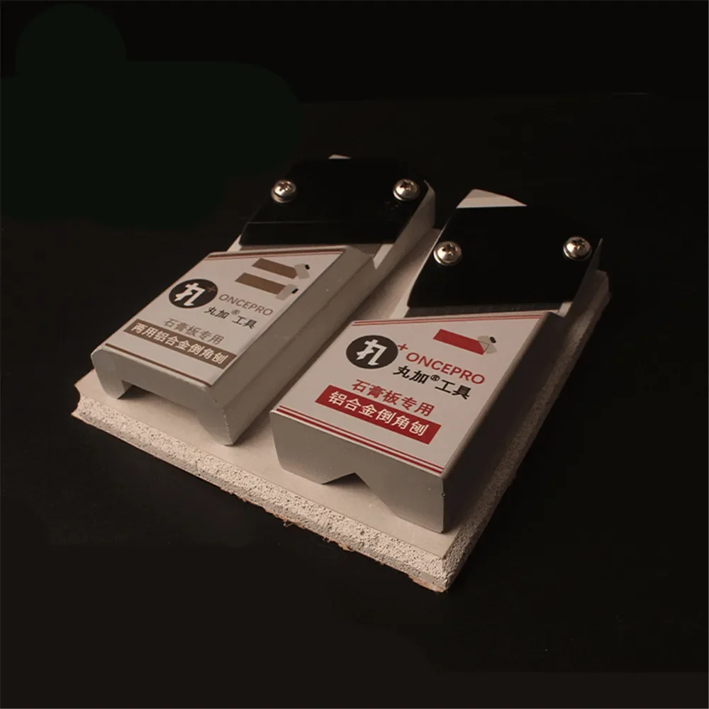 Imagem -02 - Plaina de Chanfrar Placas de Gesso Bordas de Madeira Ferramenta de Corte Inclinação 45 ° Plaina Decorativa de Teto Angular Plaina de Avião Faça Você Mesmo de Liga de Alumínio