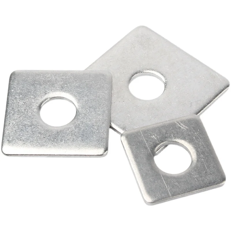 Square Flat Washer M3 M4 M5 M6 M8 M10 M12 M14 M16 304 Stainless Steel High-Quality Square Flat Washer