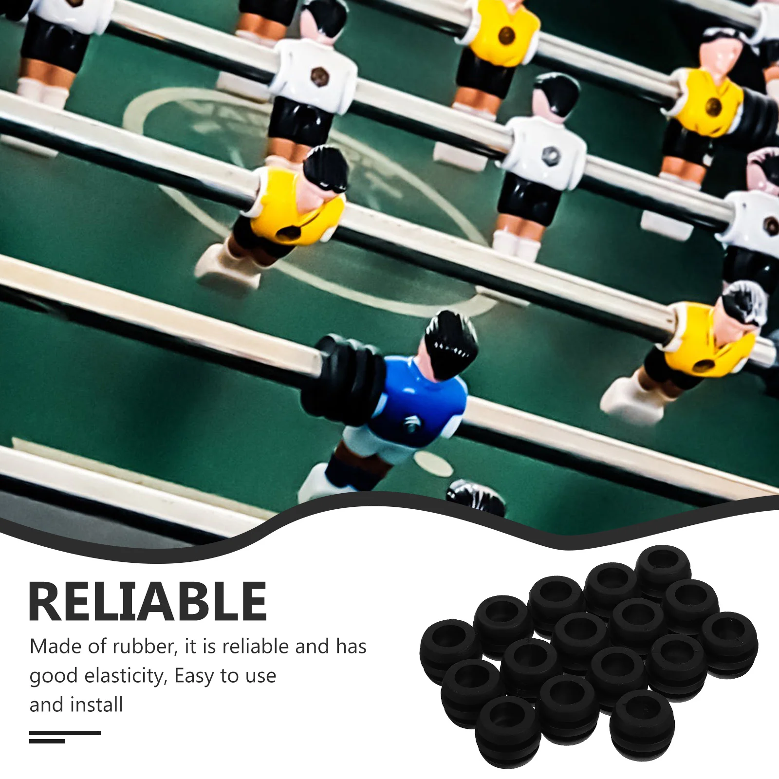 Tabletop Foosball Bushings Shafts Covers Part Accessories Games Replace Parts Plastic Bearing Rods