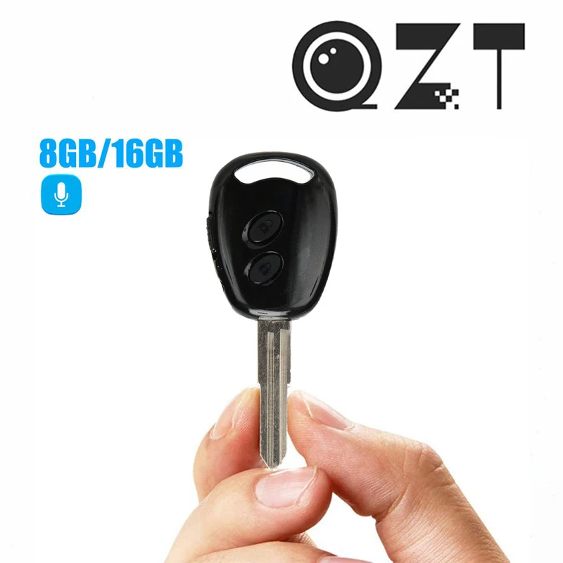 

QZT Mini Digital Voice Recorder Micro Car Key Sound Recorder Professional Long Distance Voice Recorder MP3 Player Dictaphone