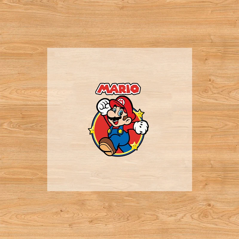 Super Mario Iron on Sticker Cartoon Game Characters Heat Transfer Stickers T-Shirt Sweatshirt Decoration Clothing Decals Gifts