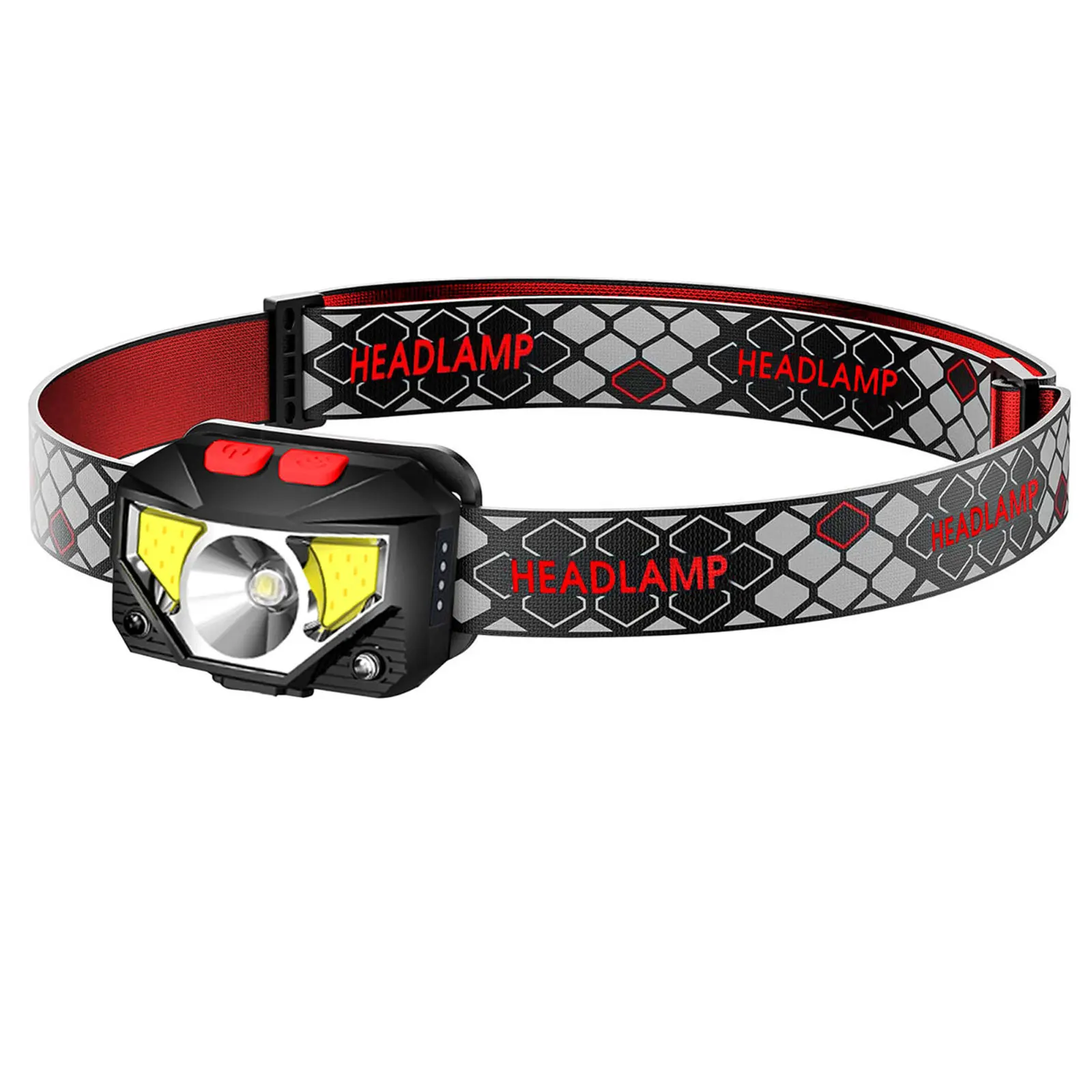 

Светодиодный налобный фонарь с 8 режимами, датчиком движения, мощный, USB-заряжаемый, для кемпинга и рыбалки