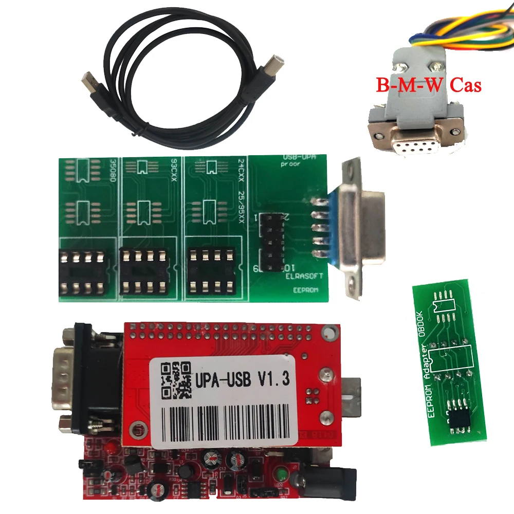 UPA USB V1.3 ECU Programmeur Volledige Adapter Chip Tuning Tool met Testkabel UUSP UUSP-S voor V1 3 Eeprom Programmering