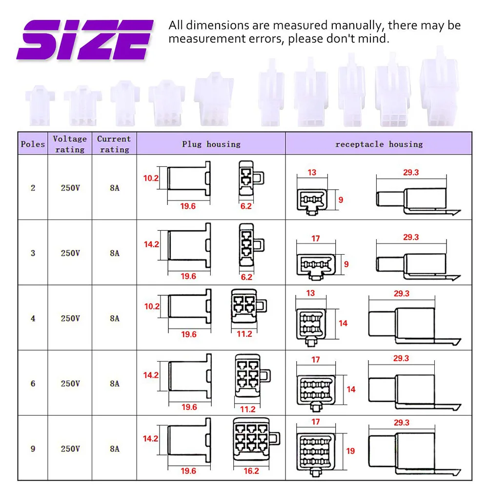 700Pcs Boxed 2.8mm Waterproof Auto Wire Connector Kit Male Female Housing Pin Crimp Terminals Car Electrical Plug Assortment