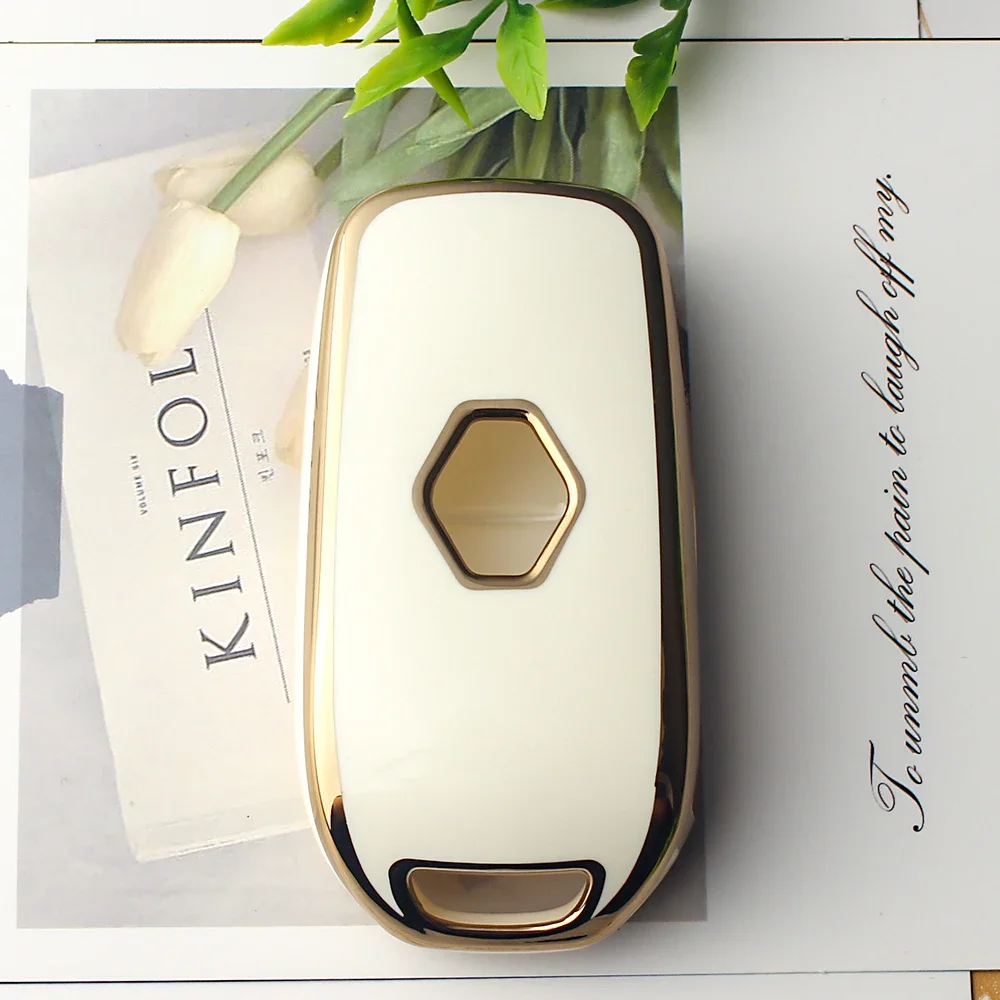 KEYYOU New For Renault Sandero Stepway Kadjar Captur Megane Logan Clio 5 Arkana TPU Car Flip Key Case Cover Fob Shell