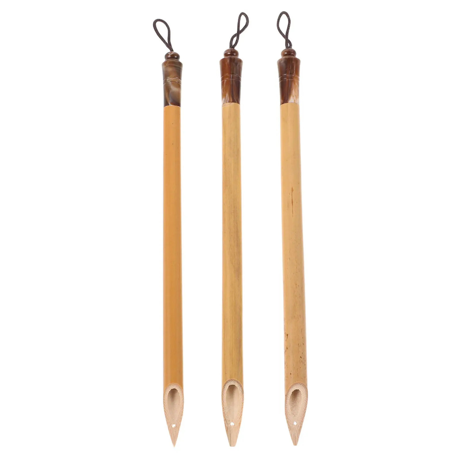 

3Pcs Bamboo Dip Pen Calligraphy Pen Flat Tip for Traditional Writing Painting Drawing Pottery Ceramic Supplies