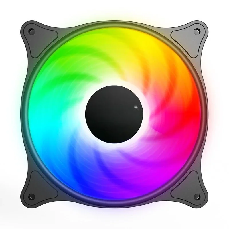 

12CM computer chassis, fan Symphony light effect interface can be connected in series