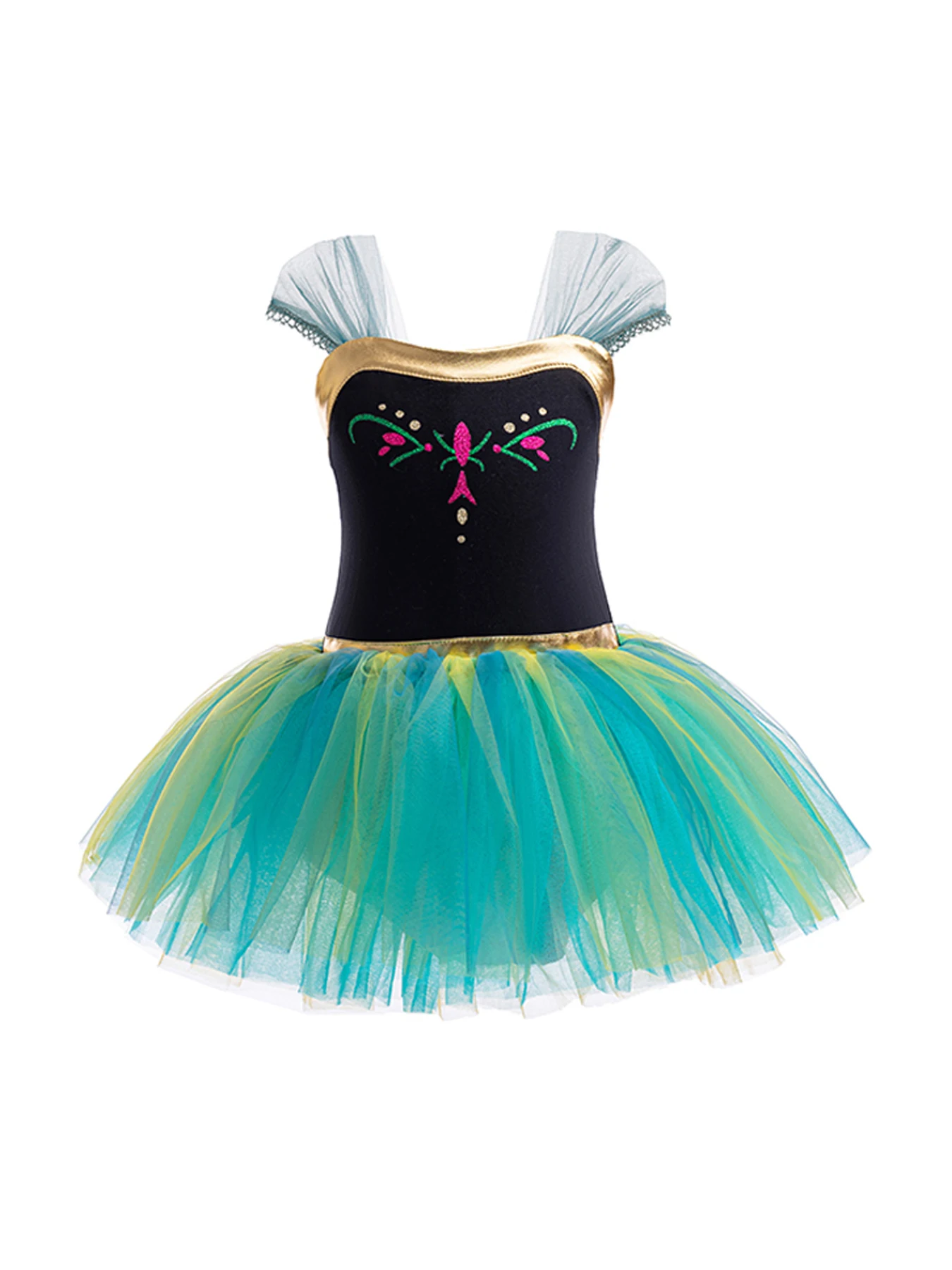 Cotton bow embellished ballet leotard - breathable, comfortable, short sleeve, tutu for girls, perfect for dance performances, g