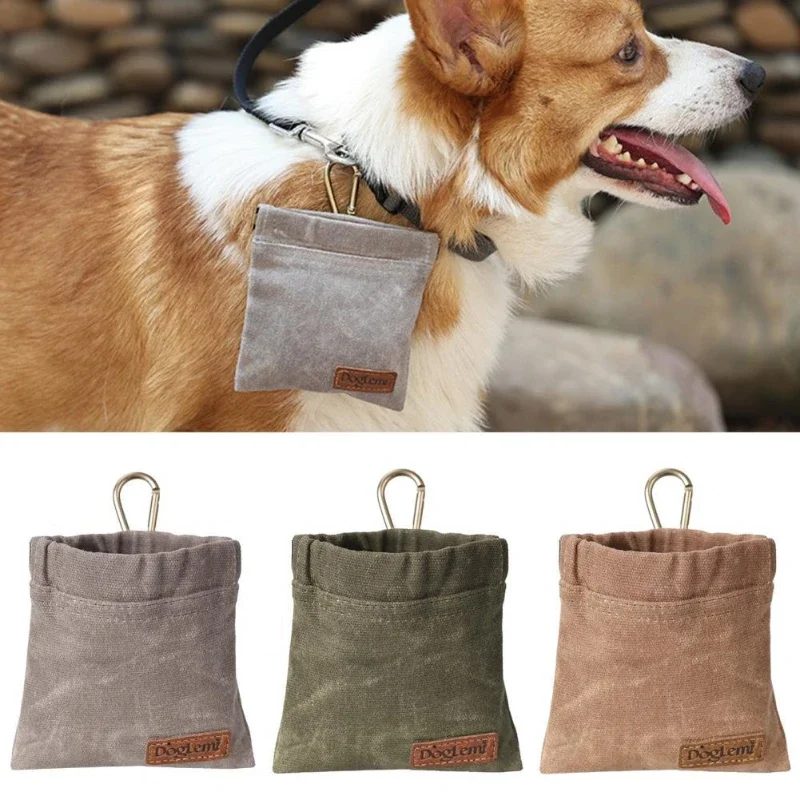 Pet Dog Puppy Training Treat Snack Bait Pet Feed Pocket Pouch Obedience Agility Pouch Food Bag Pocket Snack Reward Waist Bag