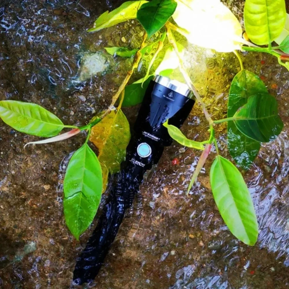Jetbeam RRT01 Mini linterna LED 950 lúmenes luces de antorcha recargables con batería 18350 para acampar autodefensa senderismo