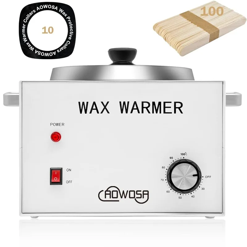 Large Single Wax Warmer Professional 3L Electric Wax Heater Machine Hold 5.5 Lbs Wax for Hair Removal