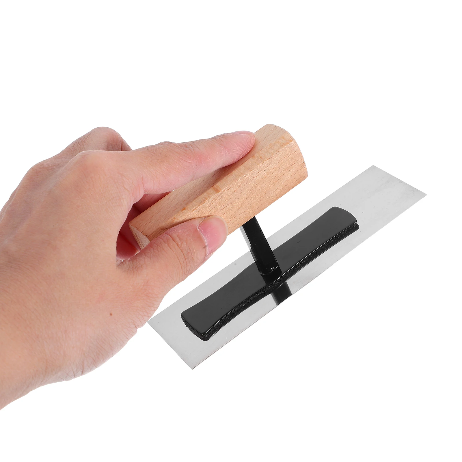 

Mini Mud Smear Trowel Compact Stainless Steel Masonry Tool Durable Blade Concrete Drywall Cement Artistic Paint Finish