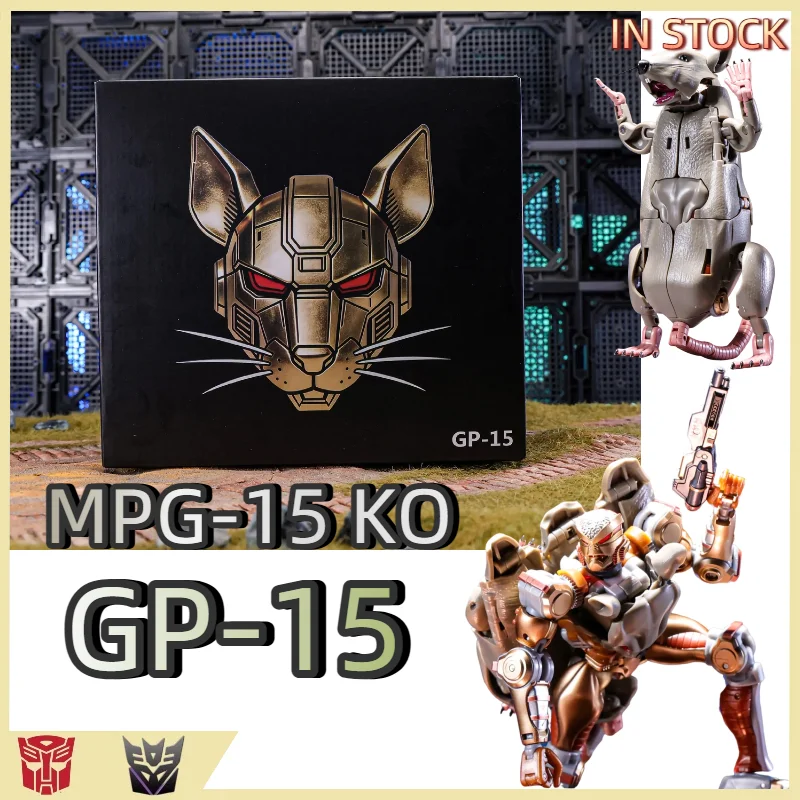 【IN STOCK】 Transformed Toys  GP-15  GP15  MPG-15 MPG15 KO Version Beast Wars Rattrap Fixed Common White Mark Defects