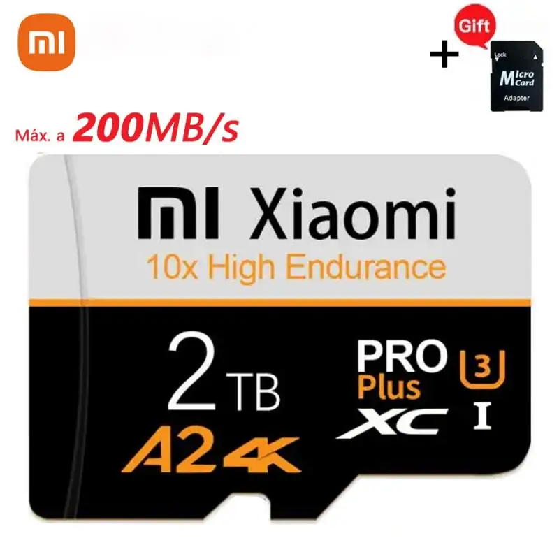 Original Xiaomi Micro SD-Karte 2TB 1TB 512GB Hochgeschwindigkeits-Speicher karte 256GB 128GB Klasse TF-Karte für Drohnen ausrüstung Audio-PC