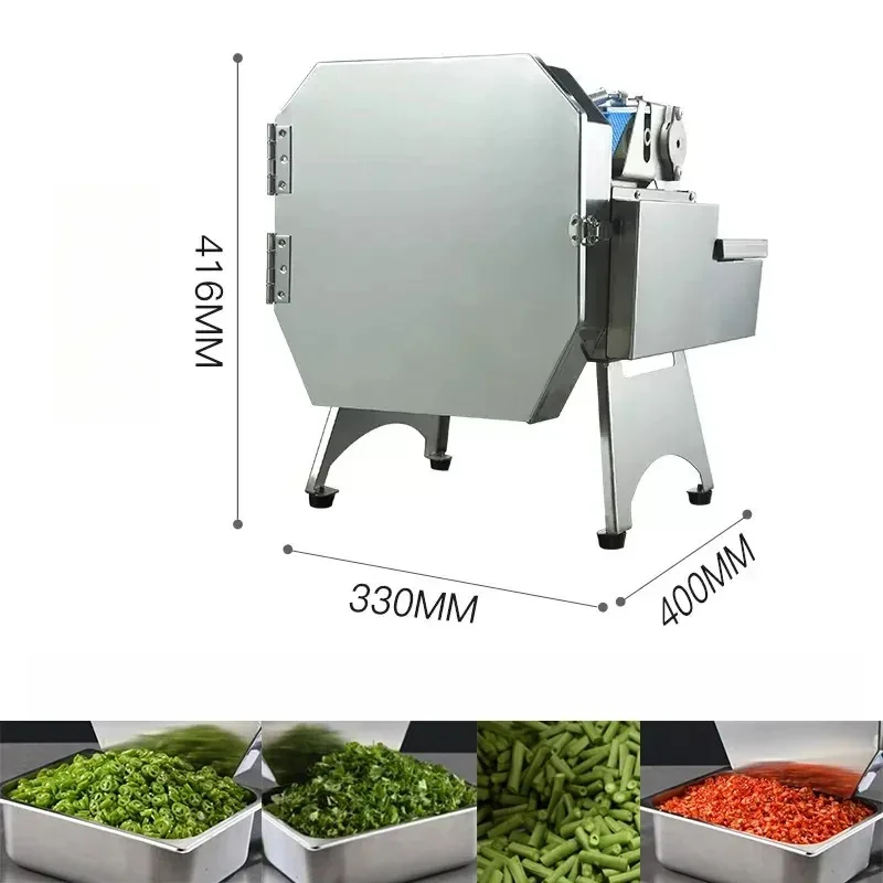 

【Seller's Recommendation】Vegetable Slicer Large Inlet Thickness Adjustable Fruit Cutter Slicer Electric Vegetable Slicing Machin