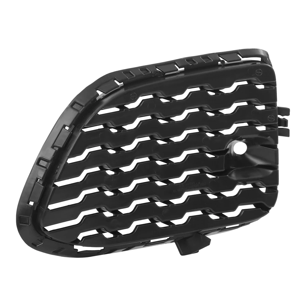 Easy Install Bumper Accessory Auto Part Black Fog Light Cover Perfect Match Plastic Material Brand New Condition