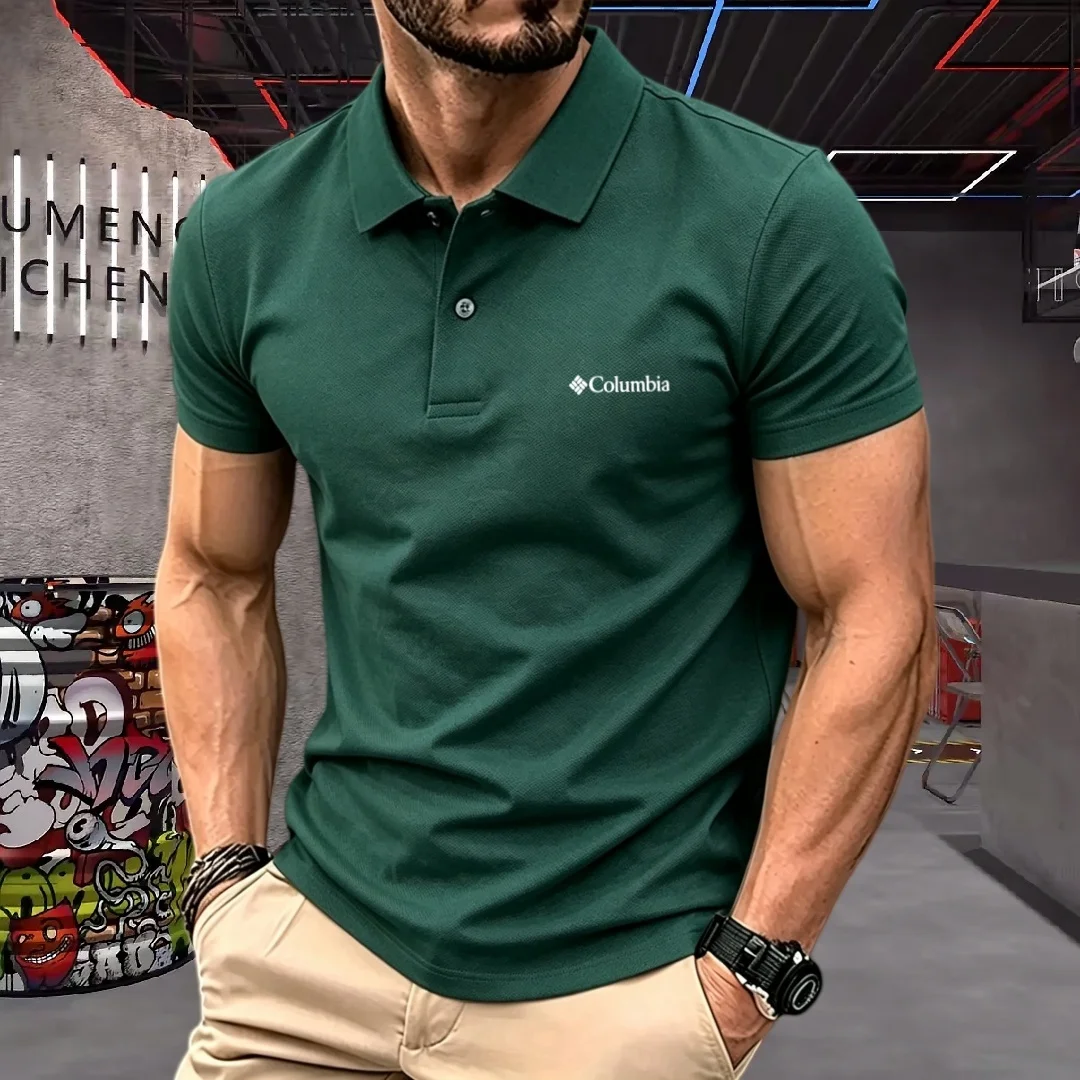 Großhandel Herren High-End Marken-Poloshirt 2026 Luxus Logo-Druck 100% Baumwolle Kurzarm Sommer Golf Casual Mode Oberteile