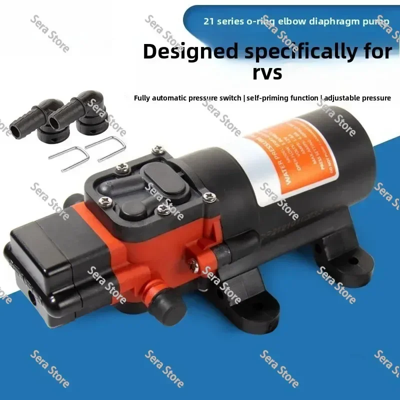 12V/24V 21 RV Diaphragm Pump DC Water PumpMarine Car Battery Self-priming Pump Automatic PumpYacht Pump