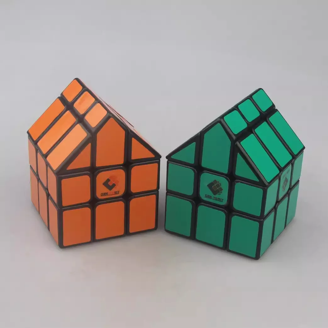 [Wisdom] 3x3 Cube Puzzle Maison Monochrome Cube 3x3 Maison Transformant Maison Magique Cube Puzzle Loisirs Jouet Cadeau et Décoration