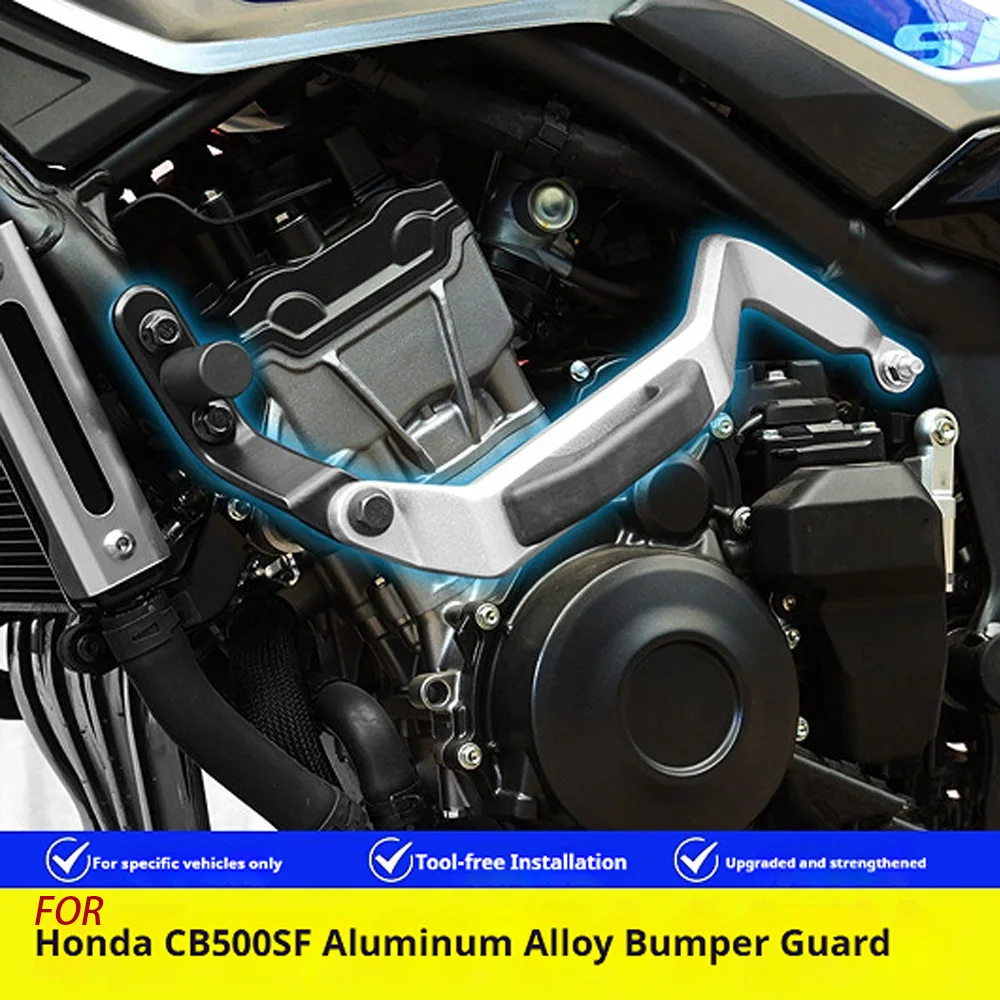 For Honda CB500SF CB500 SUPER FOUR Aluminum Crash Bar No-Drill Accesorios Moto Accessori Moto