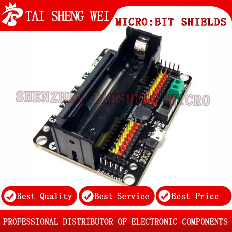 لوحة توسيع Micro:bit للمبتدئين Robotbit V2.0 برمجة Python