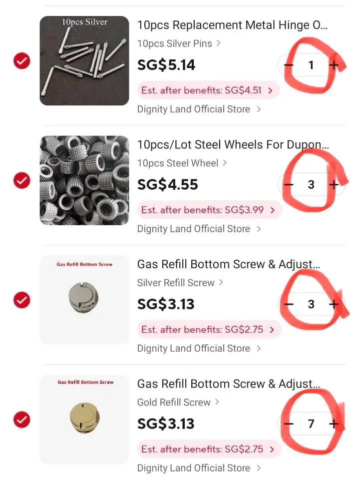 

VIP Metal accessory For VIP customer Nita Nita Only