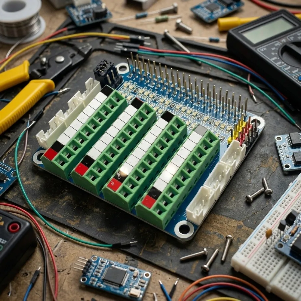 For Arduino R3 For Breakout Shield Accessory Screw Terminal Block with 26AWG-16AWG Compatibility and LED Status