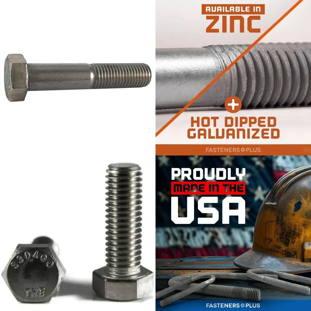 

Stainless Steel 316 Partially Threaded Coarse Thread Hex Head Cap Screws 2.00 x 210mm for 10 Pieces