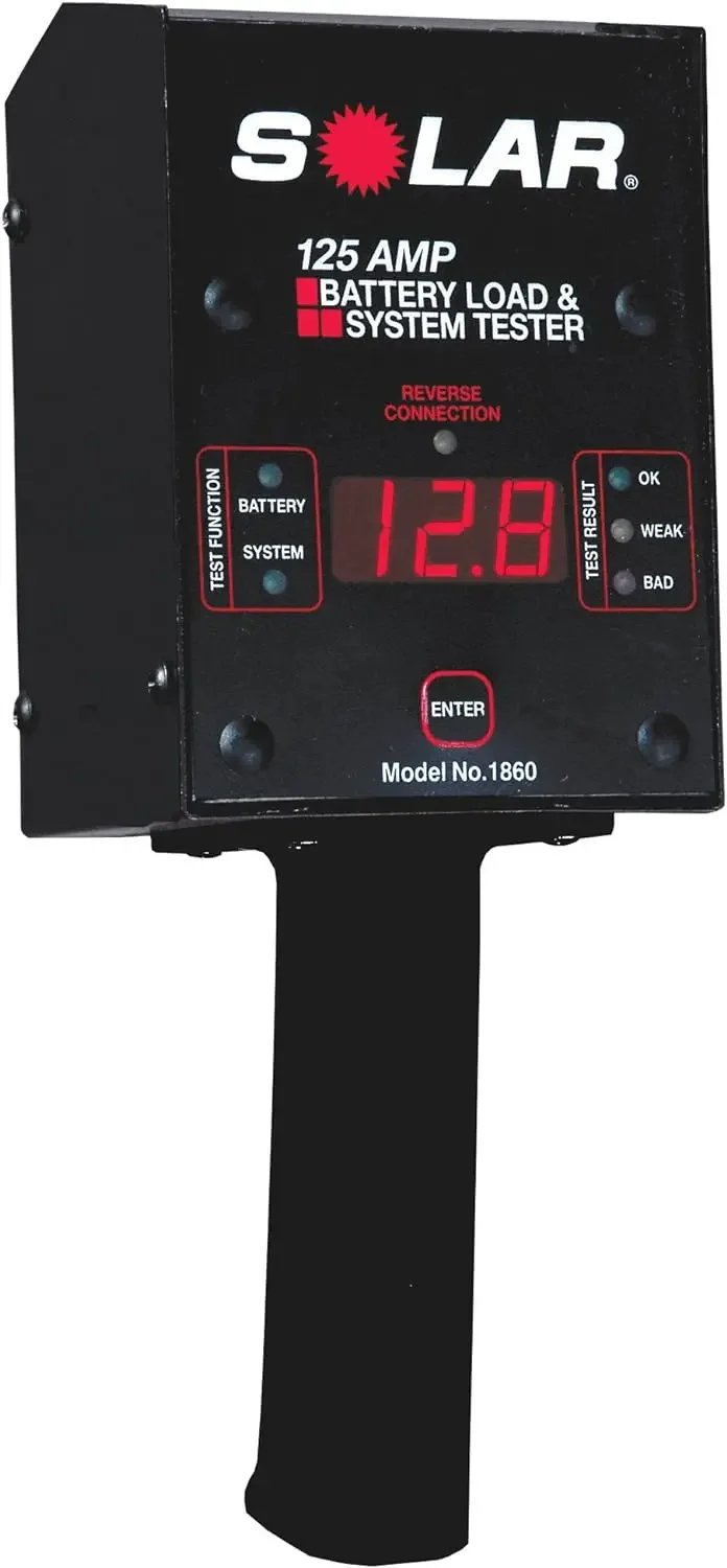 Solar 1876 1000 Amp Carbon Pile Battery Load Tester, One Size, Factory