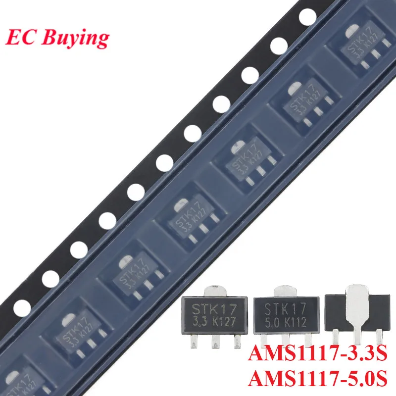 10Pcs AMS1117 3.3V … - image