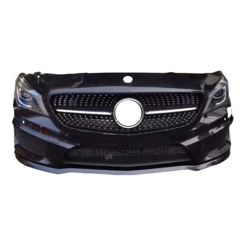 For Mercedes Benz CLA45 AMG W117 front bumper assembly with radiator and headlights