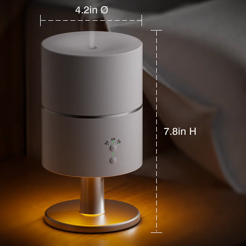 Xiaomi Youpin Pelembap Udara Lampu Meja Pelembap Udara Portabel Atomisasi Penyebar Minyak Esensial Lampu Malam Mini Bisu untuk Rumah Baru